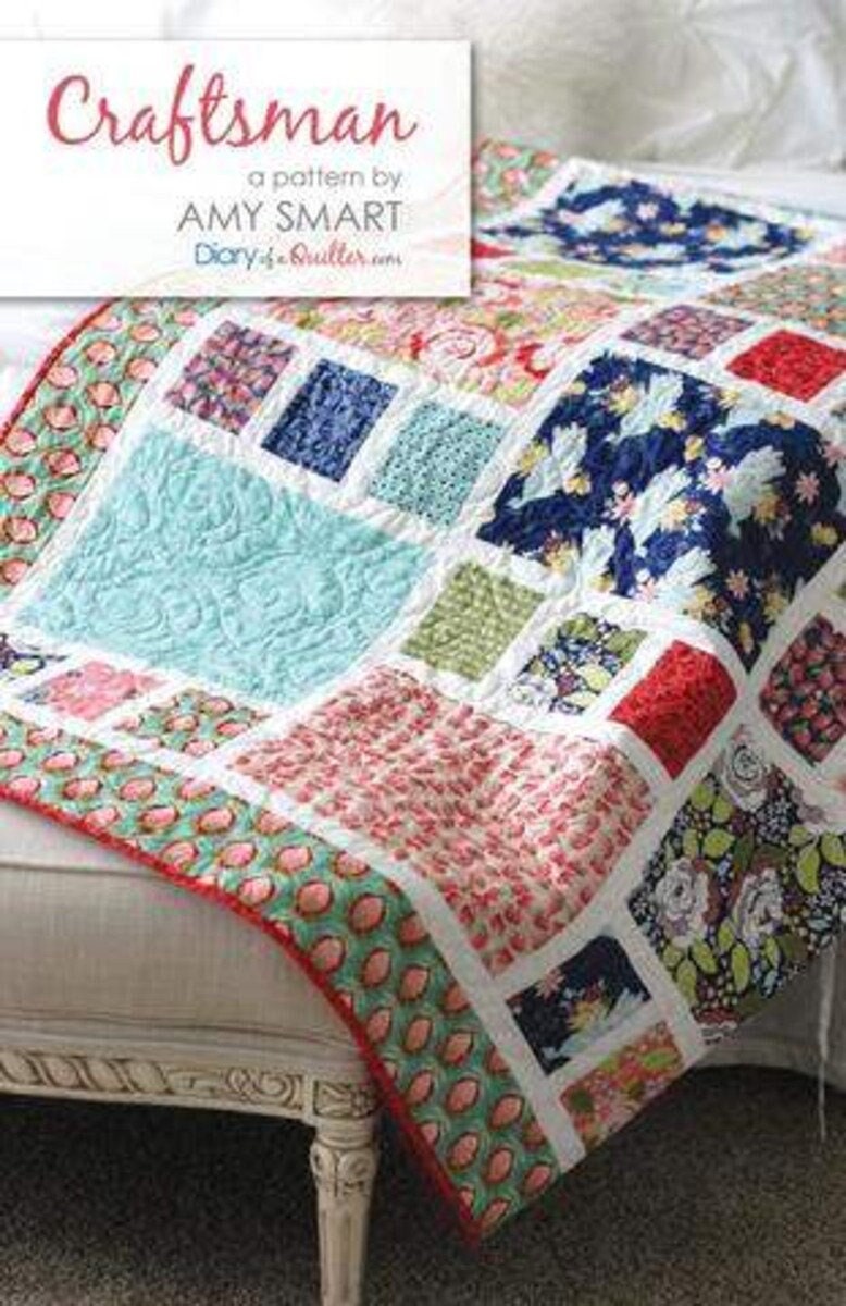 Craftsman Quilt Pattern by Amy Smart of Diary of a Quilter