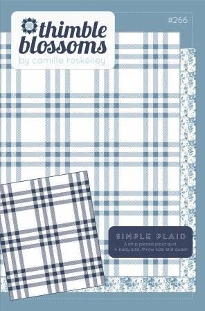 Simple Plaid Pattern #266 by Thimble Blossoms