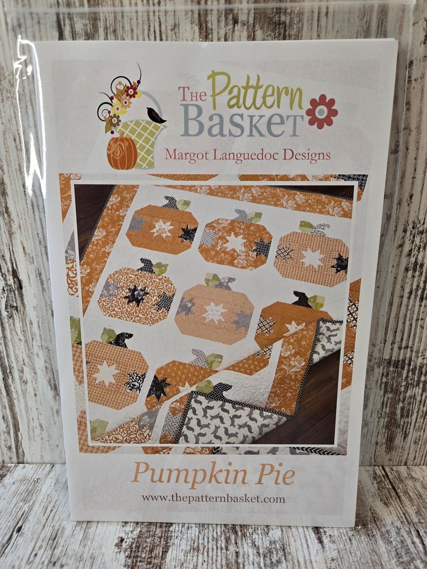 Pumpkin Pie Quilt Pattern by Margot Languedoc of The Pattern Basket