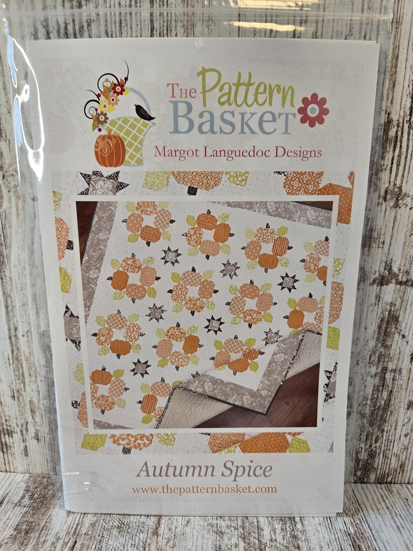 Autumn Spice Quilt Pattern by Margot Languedoc of The Pattern Basket