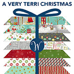 A Very Terri Christmas - Peppermints Print Ivory - by Terri Degenkolb Whimsicals for Windham Fabrics