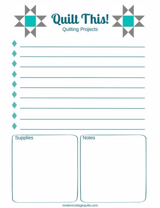 Quilt This! Printable