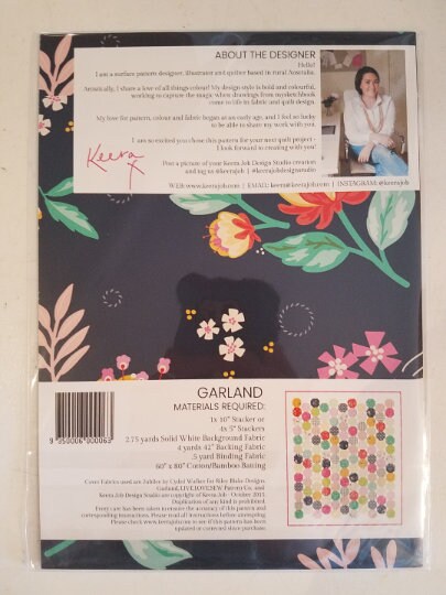 Garland Quilt Pattern from Keera Job of Live Love Sew