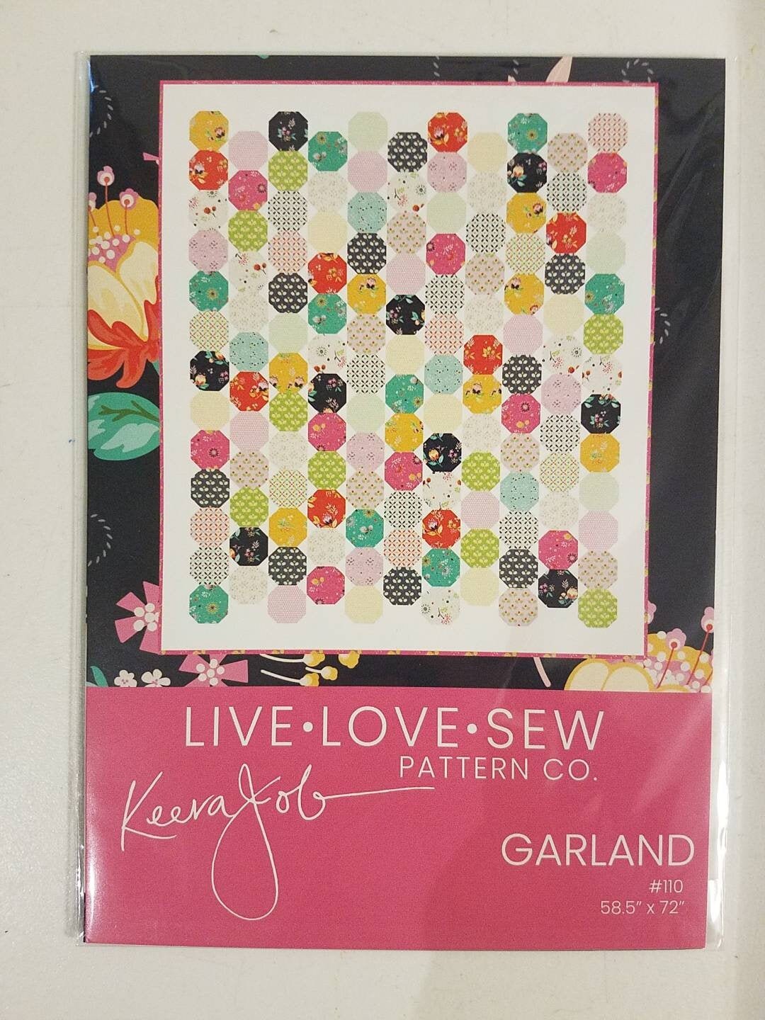 Garland Quilt Pattern from Keera Job of Live Love Sew