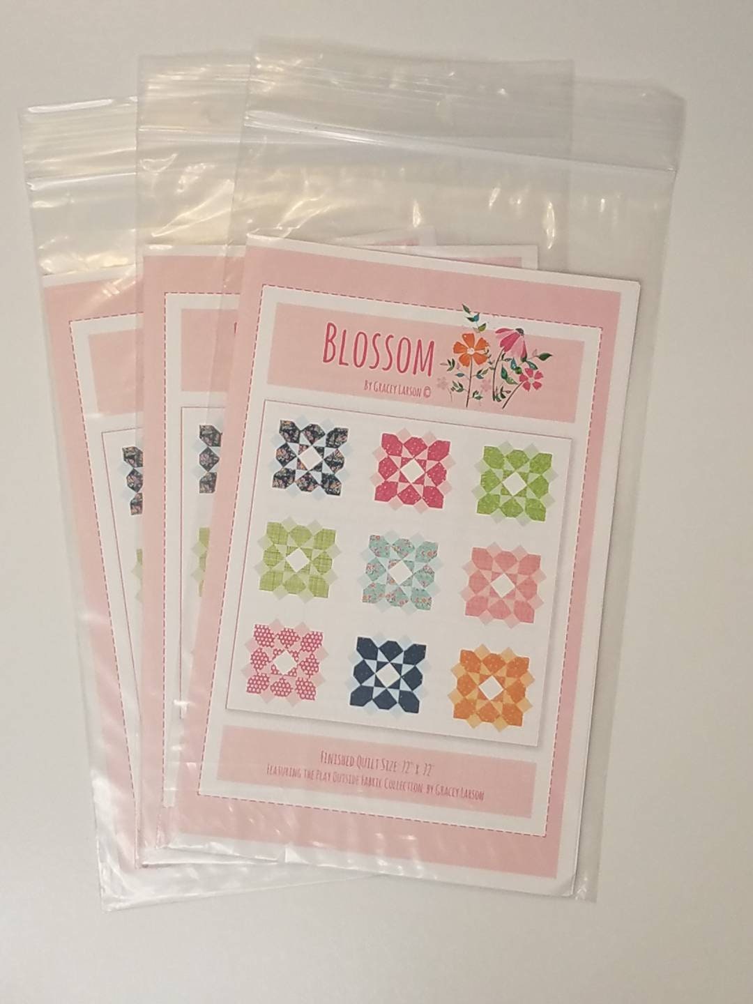 Blossom Quilt Pattern by Gracey Larson