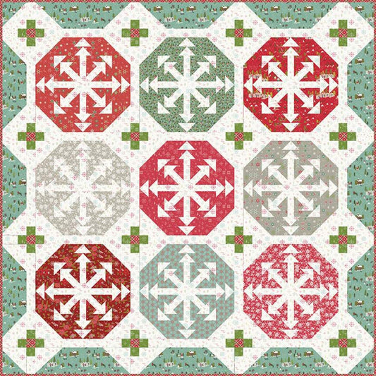Chance of Flurries Quilt Pattern By Heather Peterson of Anka's Treasures
