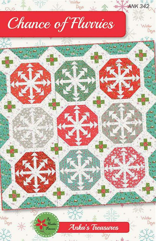 Chance of Flurries Quilt Pattern By Heather Peterson of Anka's Treasures