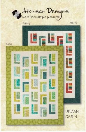 Urban Cabin Quilt Kit Featuring Poppy Pop by